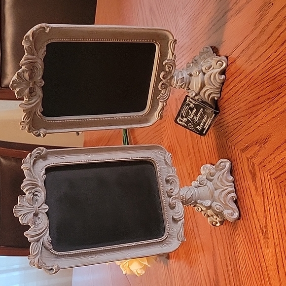 NWT SET OF 2 CHALKBOARD TABLE DECORATION - Picture 6 of 14